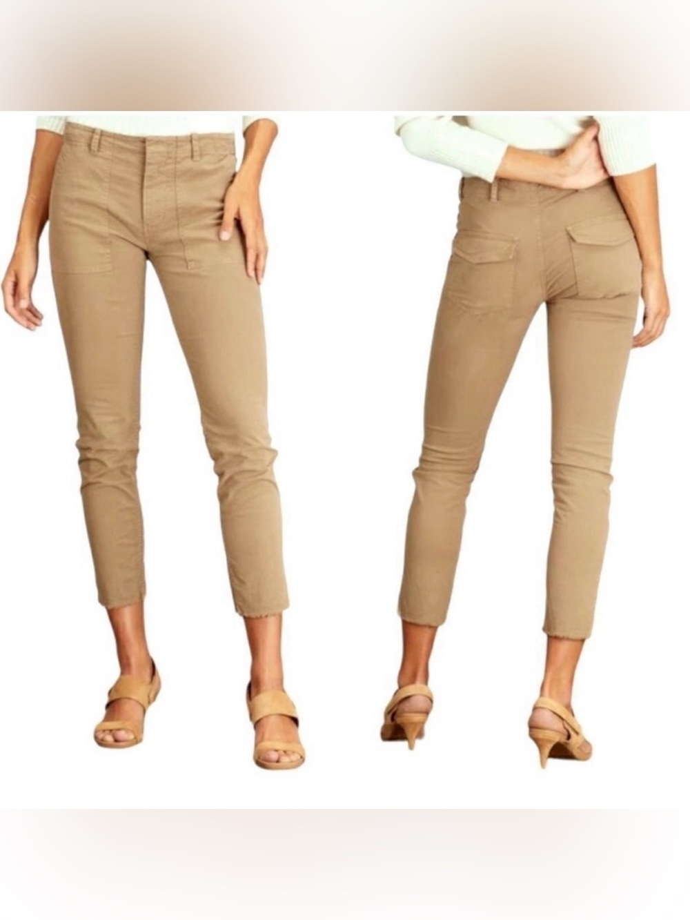 Nili Lotan Jenna Pant in khaki size 6 tan